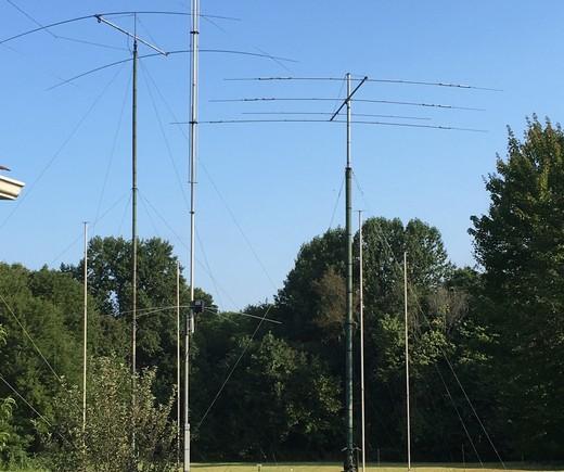 antenna field of vasily voly k3zu earlier ua6dj ua6an 2