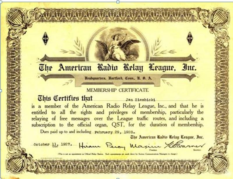 ARRL jan ziembicki